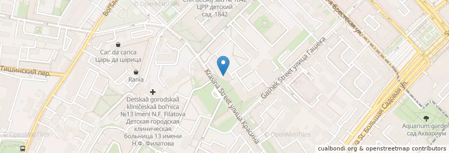 Mapa de ubicacion de АСНА en Россия, Центральный Федеральный Округ, Москва, Центральный Административный Округ, Пресненский Район.