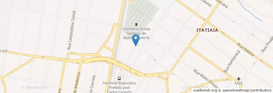 Mapa de ubicacion de Comunidade São João Batista en Brasil, Região Sudeste, Rio De Janeiro, Região Metropolitana Do Rio De Janeiro, Região Geográfica Imediata Do Rio De Janeiro, Região Geográfica Intermediária Do Rio De Janeiro, Duque De Caxias.