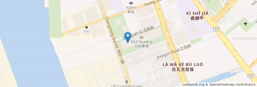 Mapa de ubicacion de MLD Cinema en Taiwan, Kaohsiung, Qianzhen District.