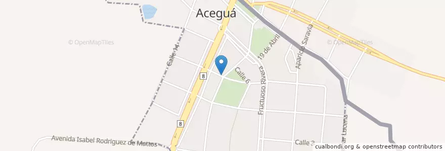 Mapa de ubicacion de Aceguá en Brésil, Région Sud, Rio Grande Do Sul, Região Geográfica Intermediária De Pelotas, Região Geográfica Imediata De Bagé, Aceguá, Aceguá.