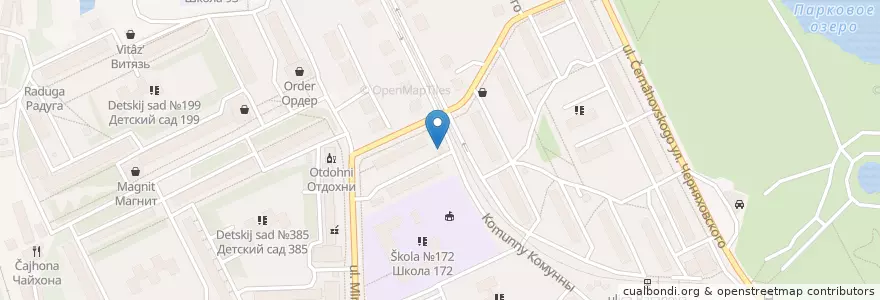 Mapa de ubicacion de Филадушенька en Russie, District Fédéral De La Volga, Oblast De Nijni Novgorod, Городской Округ Нижний Новгород.