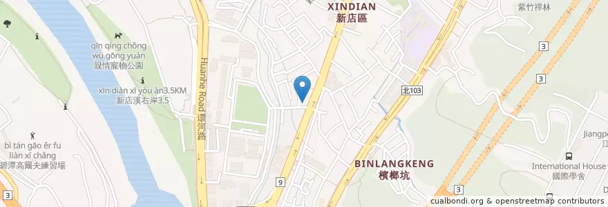 Mapa de ubicacion de 永吉外科 en تايوان, تايبيه الجديدة, 新店區.