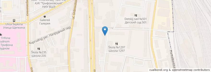 Mapa de ubicacion de КосметикДент en Rússia, Distrito Federal Central, Москва, Центральный Административный Округ, Мещанский Район.