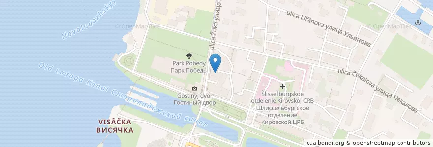 Mapa de ubicacion de Ника en Russia, Northwestern Federal District, Leningrad Oblast, Korotka District, Шлиссельбургское Городское Поселение.