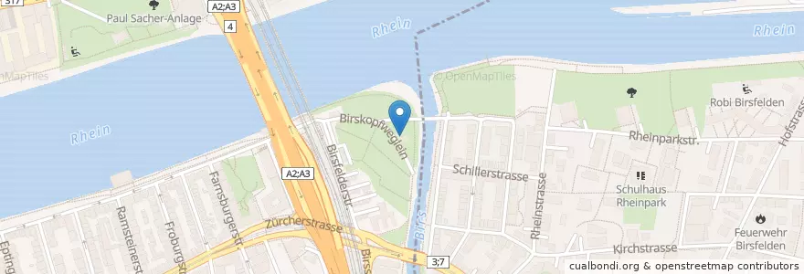 Mapa de ubicacion de Veranda Pellicano en 瑞士, Basel-Stadt, Basel.