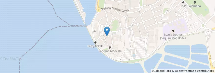 Mapa de ubicacion de Old Tavern en Portugal, Algarve, Algarve, Faro, Faro, Faro.