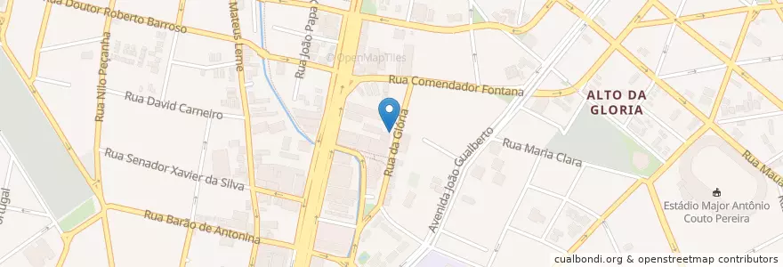 Mapa de ubicacion de Oliva Café en Brasil, Região Sul, Paraná, Região Geográfica Intermediária De Curitiba, Região Metropolitana De Curitiba, Microrregião De Curitiba, Curitiba.
