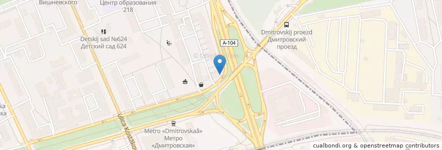Mapa de ubicacion de Floristics school "Flower Workshop" en Russia, Central Federal District, Moscow, Northern Administrative Okrug, Timiryazevsky District.