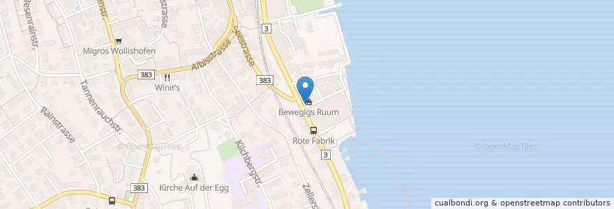 Mapa de ubicacion de Dock18 en Schweiz/Suisse/Svizzera/Svizra, Zürich, Bezirk Zürich, Zürich.
