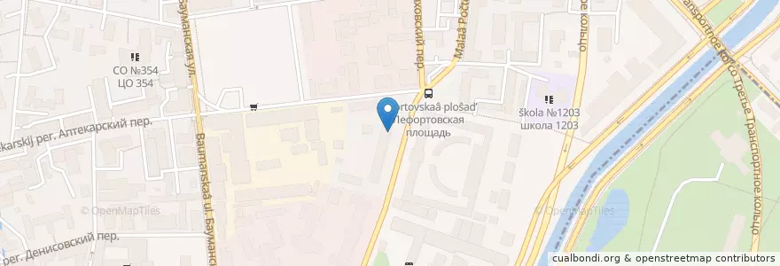 Mapa de ubicacion de Чайхана en روسیه, Центральный Федеральный Округ, Москва, Центральный Административный Округ, Басманный Район.