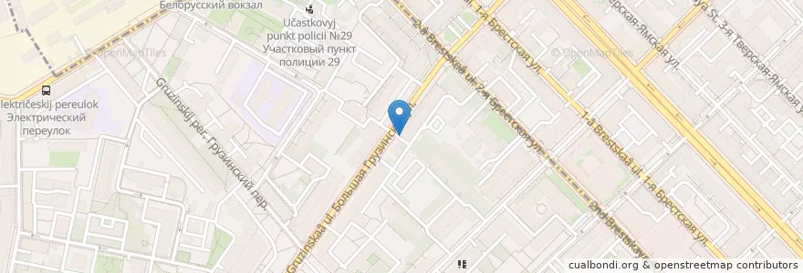 Mapa de ubicacion de Волконский en Rússia, Distrito Federal Central, Москва, Центральный Административный Округ, Тверской Район.