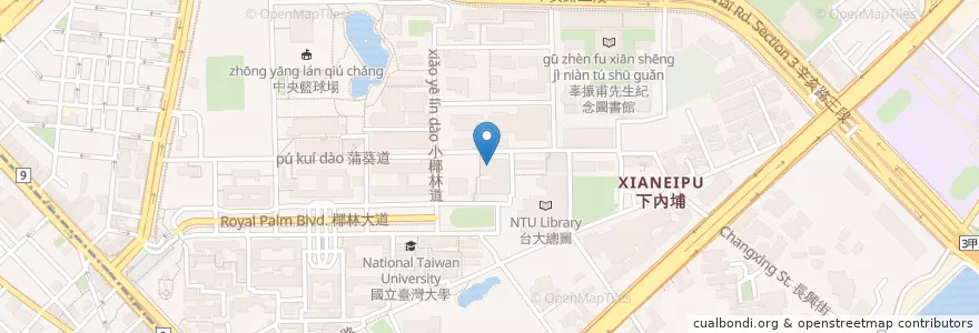 Mapa de ubicacion de 活大禮堂 en Taiwan, 新北市, Taipé, 大安區.