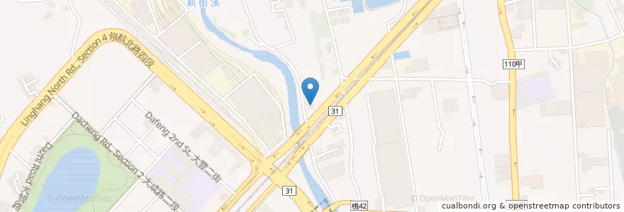 Mapa de ubicacion de 9號倉庫 en تايوان, تاو يوان, 大園區.