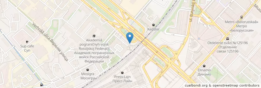 Mapa de ubicacion de Городской туалет en Russland, Föderationskreis Zentralrussland, Moskau, Zentraler Verwaltungsbezirk, Тверской Район.