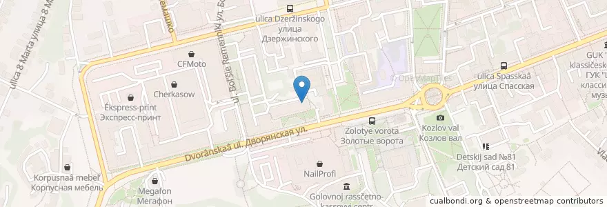 Mapa de ubicacion de Участковый пункт полиции №11 en Russie, District Fédéral Central, Oblast De Vladimir, Городской Округ Владимир.