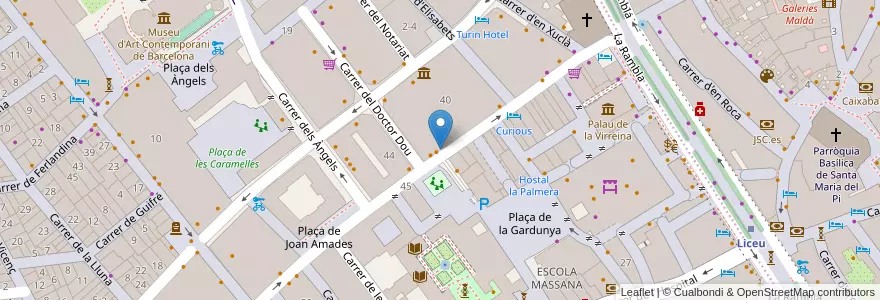 Mapa de ubicacion de 365 en Spagna, Catalunya, Barcelona, Barcelonès, Barcelona.