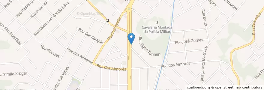 Mapa de ubicacion de Academia do burguer en Brasil, Región Sur, Santa Catarina, Região Geográfica Intermediária De Joinville, Microrregião De Joinville, Joinville.