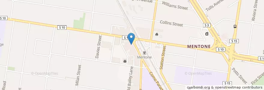 Mapa de ubicacion de Commonwealth Bank en 오스트레일리아, Victoria, City Of Kingston.