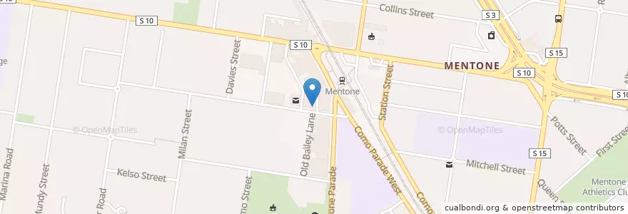 Mapa de ubicacion de NAB en Australie, Victoria, City Of Kingston.