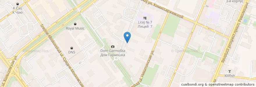 Mapa de ubicacion de Детский сад № 17 en Russia, Distretto Federale Centrale, Oblast' Di Voronež, Городской Округ Воронеж.