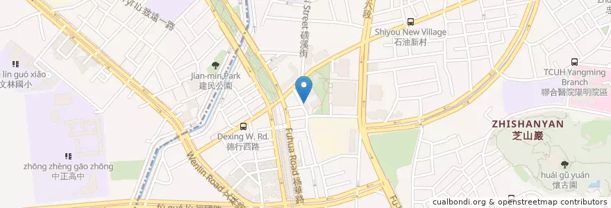 Mapa de ubicacion de Mia Cucina en Taiwan, 新北市, Taipei, 士林區.