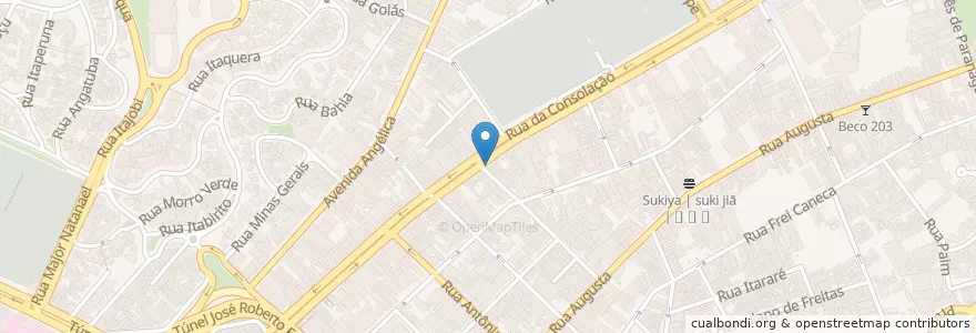 Mapa de ubicacion de Don Cazuza en 巴西, 东南部, 圣保罗, Região Geográfica Intermediária De São Paulo, Região Metropolitana De São Paulo, Região Imediata De São Paulo, 聖保羅.