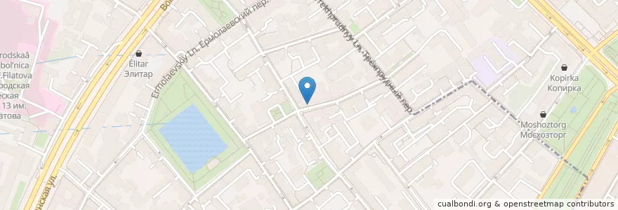 Mapa de ubicacion de Дипломат Клиник en Russland, Föderationskreis Zentralrussland, Moskau, Zentraler Verwaltungsbezirk, Пресненский Район.
