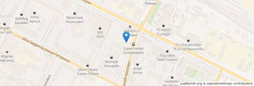 Mapa de ubicacion de MiX Точка en Rusia, Центральный Федеральный Округ, Московская Область, Коломенский Городской Округ.