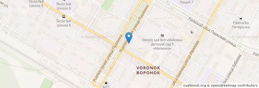 Mapa de ubicacion de Щёлковская стоматологическая поликлиника en Rusia, Distrito Federal Central, Óblast De Moscú, Городской Округ Щёлково.