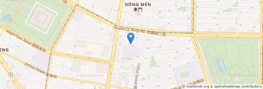 Mapa de ubicacion de 大排檔香港茶餐廳 en 臺灣, 新北市, 臺北市, 大安區.