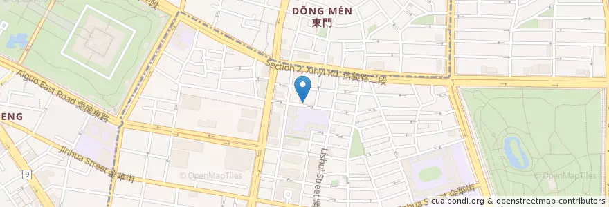 Mapa de ubicacion de 晶都鐵板燒 en 台湾, 新北市, 台北市, 大安区.