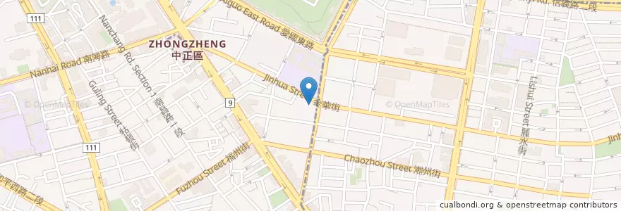 Mapa de ubicacion de 華光社區發展協會籌備處 en Taiwan, New Taipei, Taipei, Zhongzheng District.