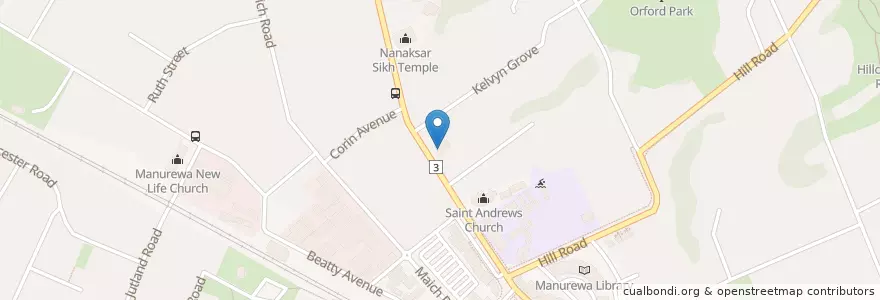 Mapa de ubicacion de Pet Doctors en New Zealand / Aotearoa, Auckland, Manurewa.