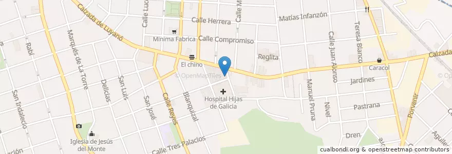 Mapa de ubicacion de Cafeteria Madre de Agua en 쿠바, La Habana, Diez De Octubre.