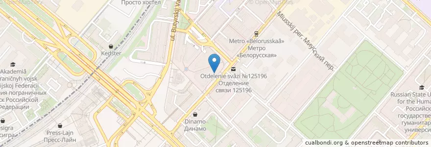 Mapa de ubicacion de Теремок en Россия, Центральный Федеральный Округ, Москва, Центральный Административный Округ, Тверской Район.