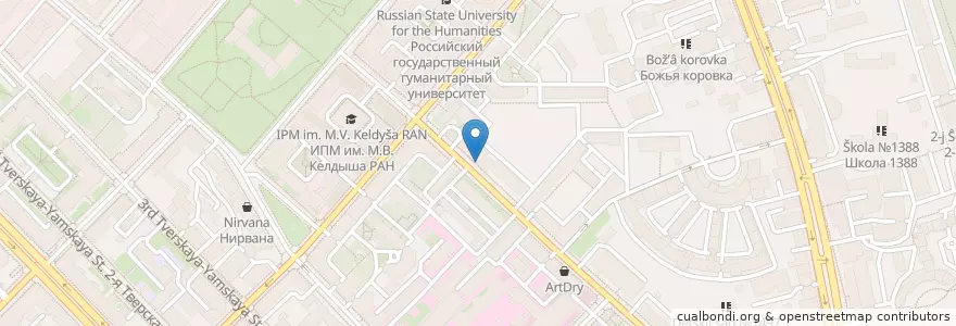 Mapa de ubicacion de Эстетик Дент en Rusia, Distrito Federal Central, Москва, Distrito Administrativo Central, Тверской Район.