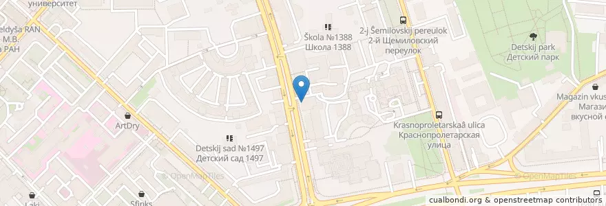 Mapa de ubicacion de ВТБ en Russia, Distretto Federale Centrale, Москва, Центральный Административный Округ, Тверской Район.