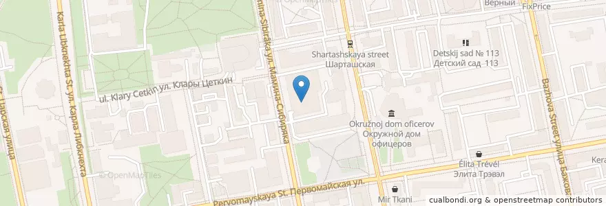 Mapa de ubicacion de Поварёшка en Rusland, Уральский Федеральный Округ, Свердловская Область, Городской Округ Екатеринбург.