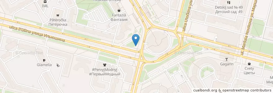 Mapa de ubicacion de Велогород en Russie, District Fédéral Du Nord-Ouest, Oblast De Léningrad, Saint-Pétersbourg, Приморский Район, Округ Озеро Долгое.