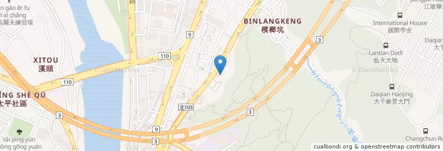 Mapa de ubicacion de 慈玄寺 en 台湾, 新北市, 新店区.