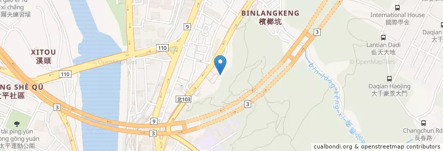 Mapa de ubicacion de 廣照禪寺 en 臺灣, 新北市, 新店區.