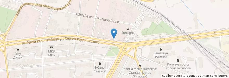 Mapa de ubicacion de The Лапша en 俄罗斯/俄羅斯, Центральный Федеральный Округ, Москва, Центральный Административный Округ.