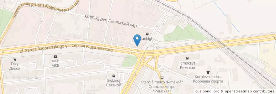 Mapa de ubicacion de Sushi Wok en Russia, Central Federal District, Moscow, South-Eastern Administrative Okrug.