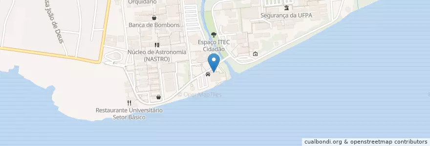 Mapa de ubicacion de Banco do Brasil en 브라질, 북부지방, 파라, Região Geográfica Intermediária De Belém, Microrregião De Belém, 벨렝.