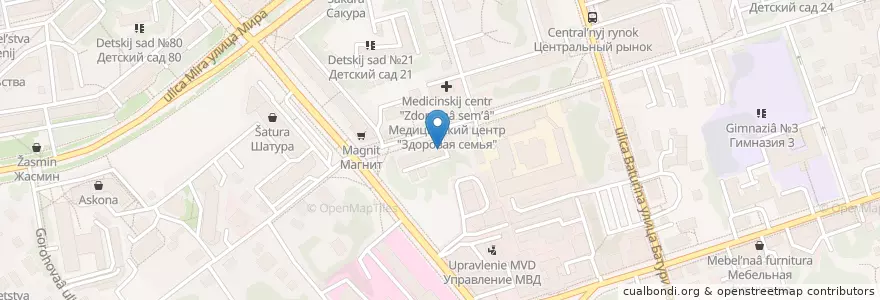 Mapa de ubicacion de Автодар en Rusland, Centraal Federaal District, Владимирская Область, Городской Округ Владимир.