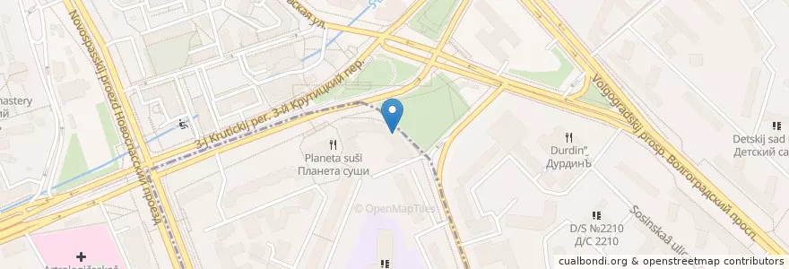 Mapa de ubicacion de Alfa-Bank en Russia, Central Federal District, Moscow, South-Eastern Administrative Okrug, Central Administrative Okrug, Tagansky District, Yuzhnoportovy District.