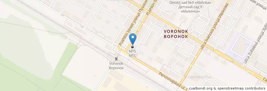 Mapa de ubicacion de Суши №1 en Rusia, Центральный Федеральный Округ, Московская Область, Городской Округ Щёлково.
