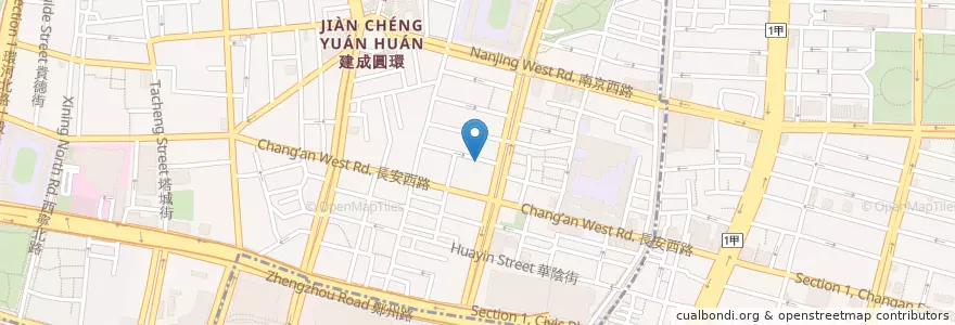 Mapa de ubicacion de 日膳食堂 en Taiwan, 新北市, Taipé, 大同區.
