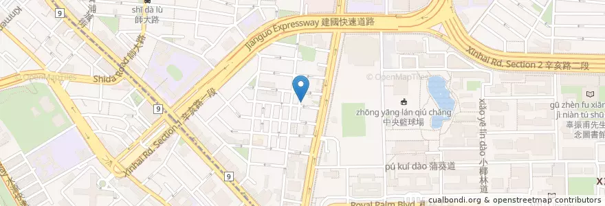 Mapa de ubicacion de 人性空間 en تايوان, تايبيه الجديدة, تايبيه.