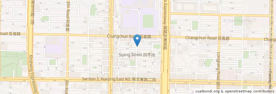 Mapa de ubicacion de 巨林美而美 en 臺灣, 新北市, 臺北市, 中山區.